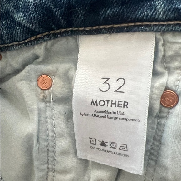 Mother Superior The Insider Flood Jeans in Metal Magic. Size 32 - Picture 12 of 15